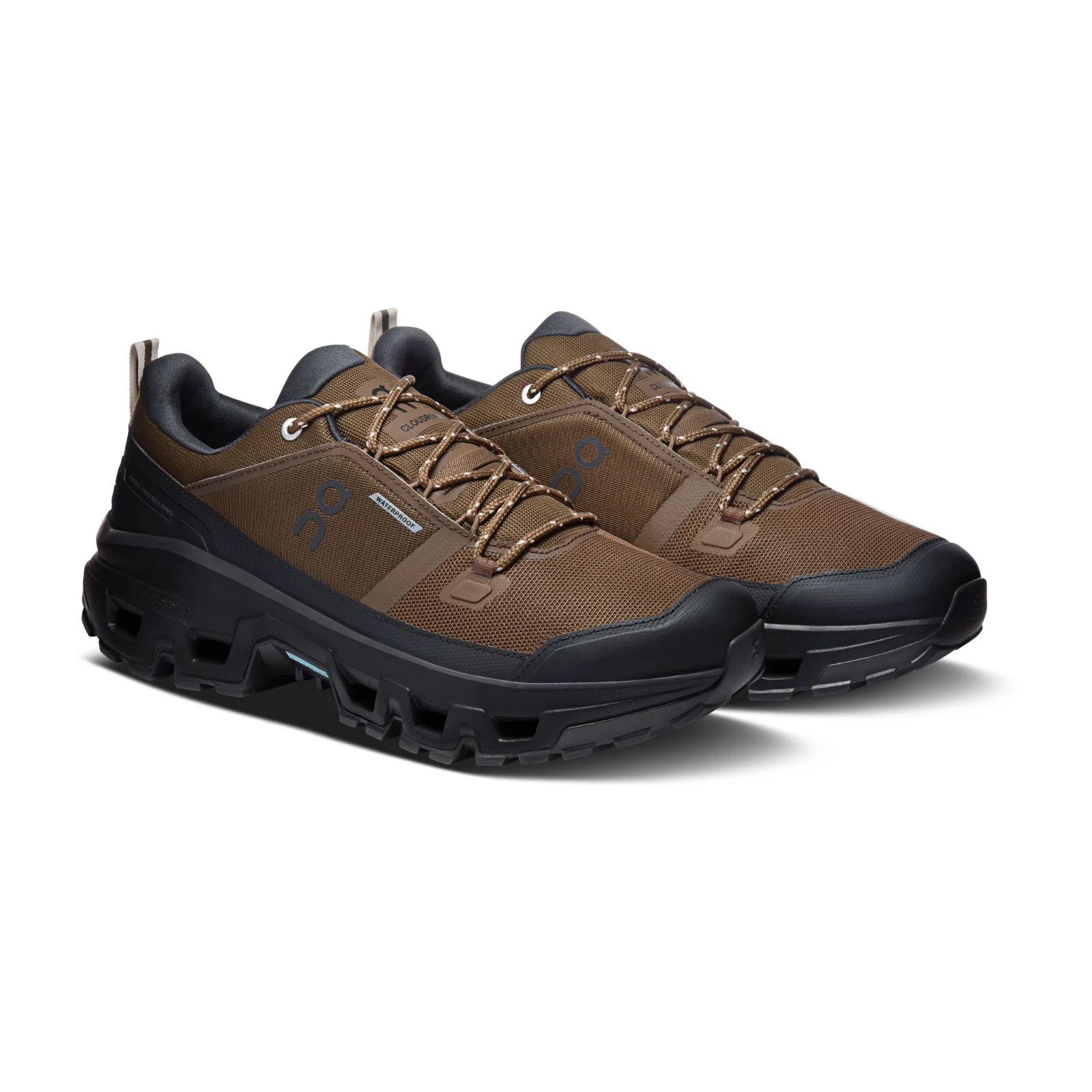 נעלי און קלאוד On Cloudrock Low Waterproof Earth Black נעלי און קלאוד On Cloudrock Low Waterproof Earth Black